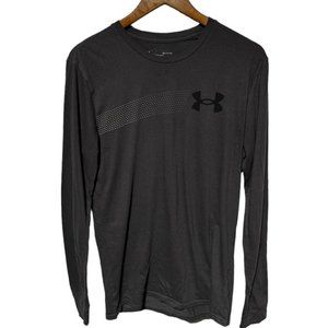 Under Armour Long Sleeve T-Shirt Gray Size Small